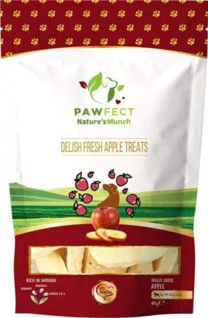 Pawfect Natures Munch Treats - Apple 40 gr