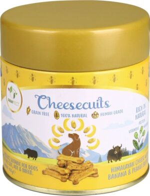 Pawfect Cheese Biscuits - Banana& Peanut 100 gr
