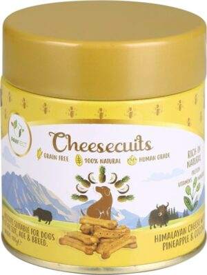 Pawfect Cheese Biscuits - Pineapple & Coconut 100 gr