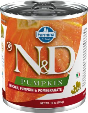 Farmina N&D Pumpkin Blikvoeding Kip Pompoen & Granaatappel Adult 285g