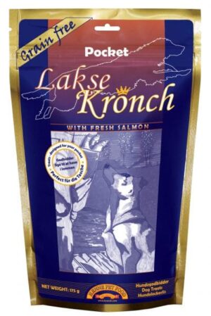 Henne kronch 100 % zalmsnacks "pocket" 175 gr