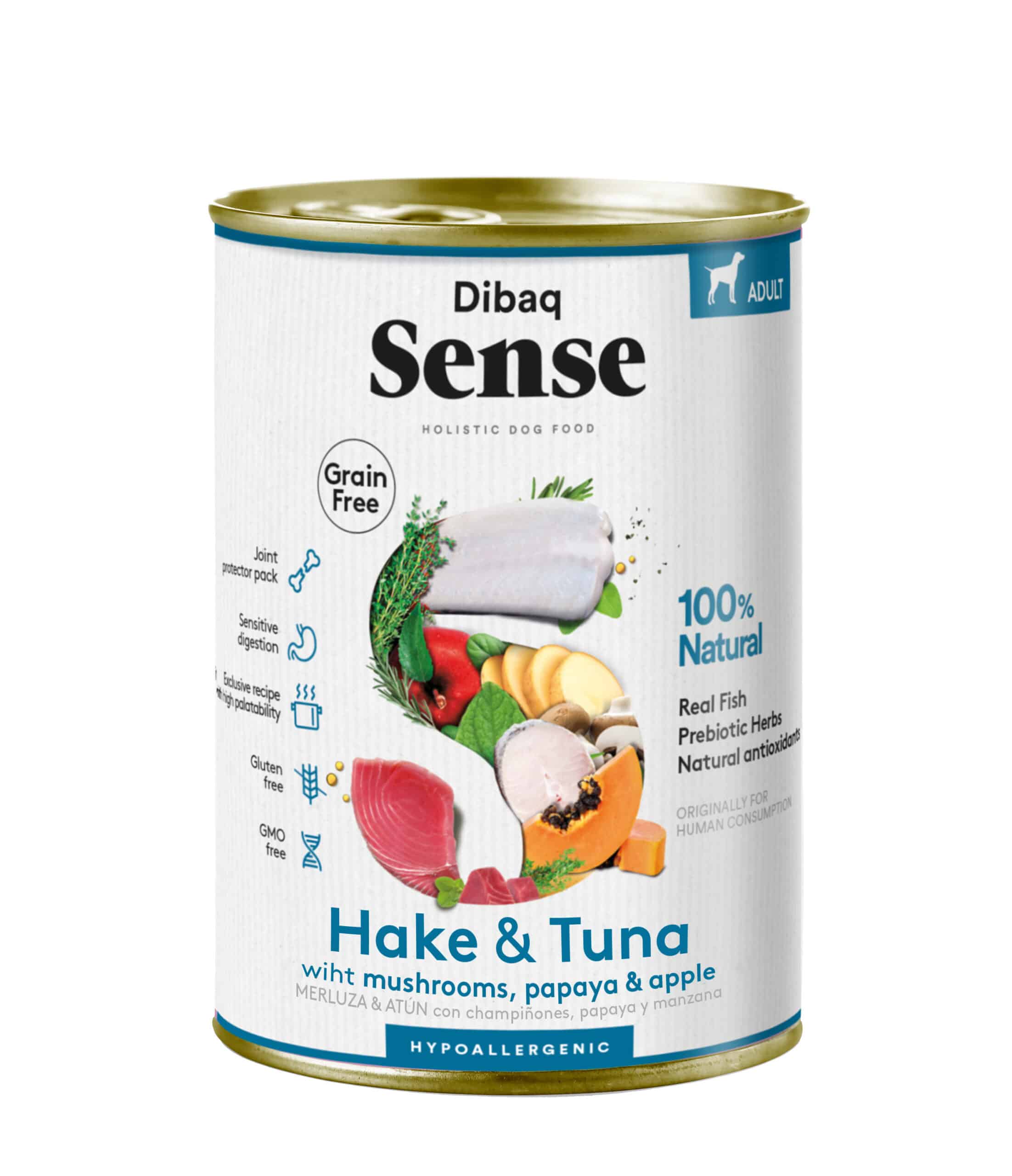 Dibaq Sense - Blikvoeding Heek & Tonijn - Natuurlijk voor de hond