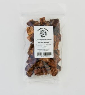 Carnibest Lamslong blokjes 100gr/zak