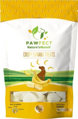Pawfect Natures Munch Treats - Banana 55 gr