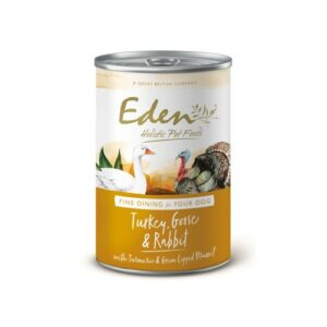 Eden Dog Blikvoeding - Wet Gourmet Goose Rabbit & chicken 395 gr