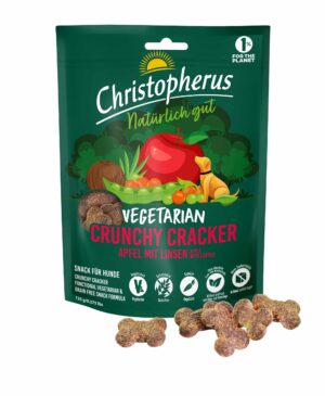 Christopherus - Crunchy Cracker Vegetarian - Apple with Lentils
