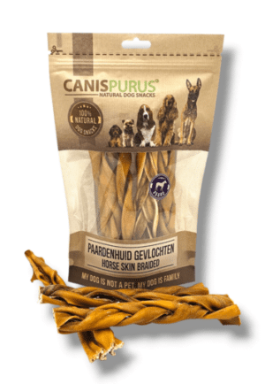 Canis Purus Gevlochten Paardenhuid 20cm