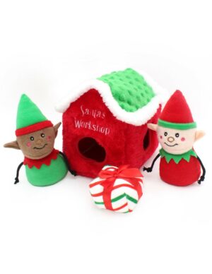 Zippypaws Holiday Zippy Burrow – Santa’s Kerst Workshop