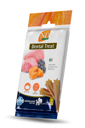Farmina - Dental Treat Lam, Pompoen en Blauwe Bes Medium & Maxi