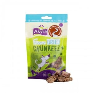 Akyra Freeze Dried Chunkeez Struisvogel 60 gr